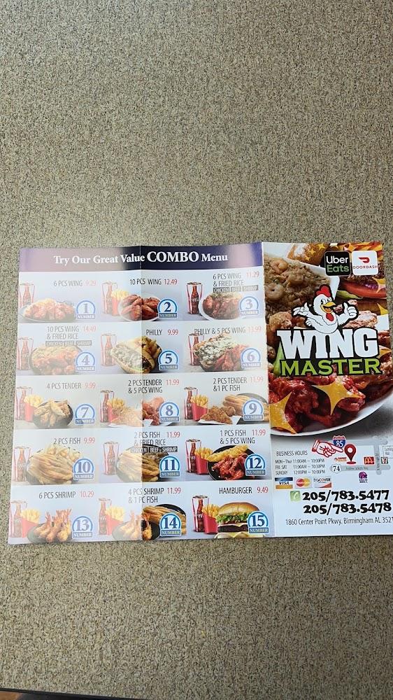 Wing Master Menu image 4